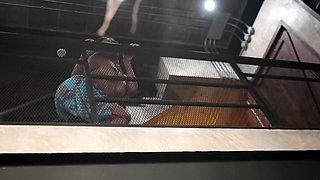 Bodacious MILF beauty stripping seductively and posing naked