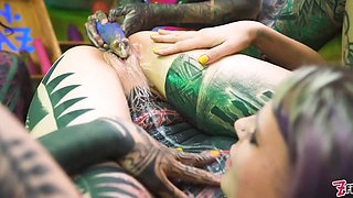 Serpienta Gets Her Asshole Filled with Cum, Compliments of Anuskatzz and Illuz