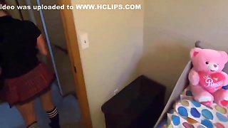 Stepdaughter Visits Her Stepfathers Bedroom For A Little Kinky Fun 12 Min With Harry Donker And Stepdad