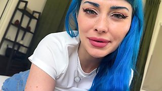 Cum craving milf housewife sucks POV cock with passion