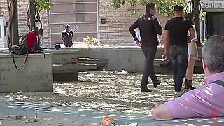 Ethno Slut Shamed And Fucked By A Crowd In Public!