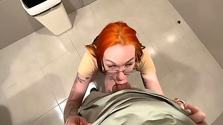 Picked Up A Stranger And Kneeled Her Down In A Public Toilets!