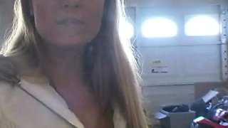 Hot teen slut Andi smoking