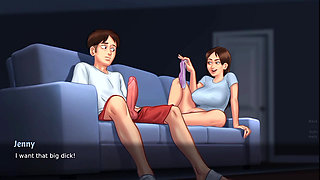 Anon First Time Sex with Jenny Summertime Saga Gameplay Video