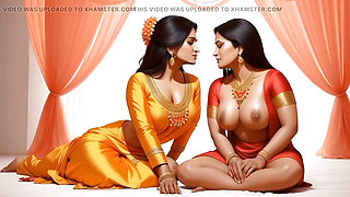Beautiful Bhabhi Got Doggie Cream pie in Indian Saree