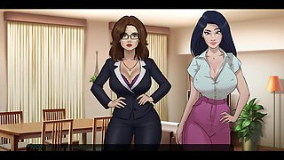 Animated hentai scene with a hot bra and exciting action