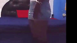 The Blonde in Boots at a Motel