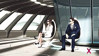 Sweaty movie with excellent chickfriend from Scifi-X