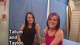 Two cute amateur lesbians together for the first time
