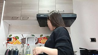 Cooking for you, but we end up having sex in the kitchen by OliviaClarck: Porn