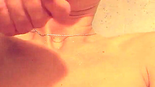 Even in a Tiny Bathroom She Gets Her Load