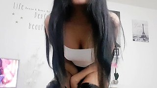 Close up teen masturbation