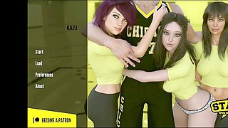 Big booty visual novel with 3D action and some steamy stories