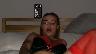 Tattooed virgin ass goth every slow thrust of her fingers pulls a moan