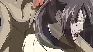 BDSM anime teens enslaved for businessmens pleasure