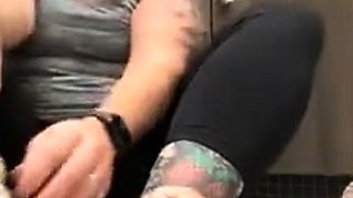 Linsey Dawn solo foot fetish