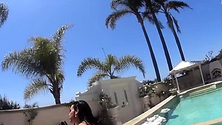 Amateur blondie solo anal masturbation
