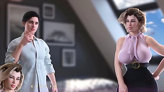 Sexy anime hentai adventures with leather and big-boobed celebs