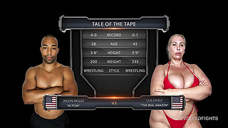 Lila Lovely vs Jaxson Briggs - Lila Throws Her Weight Around For Dominance