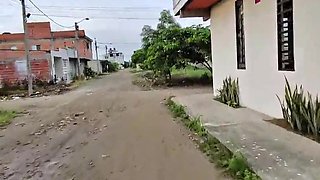 After the party, the babe waits for the Uber and I convince her to go to my house.