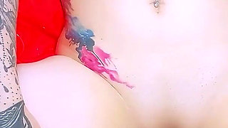 Boyfriend Fucks Redhead and Cums in Her Mouth in the Morning - Close-up