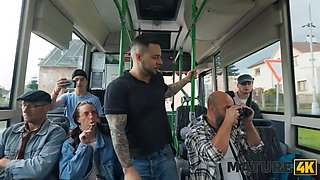 Mature4k. i'm so raw and want to blow your cock in the bus