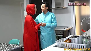 Hot Big Ass Hijabi Wife Fucked Infront of Sleeping Husband