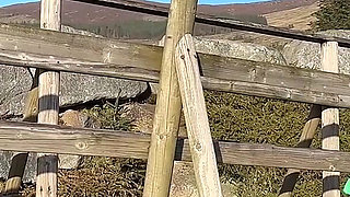 Caught Stroking in Public... She Helped Me Finish