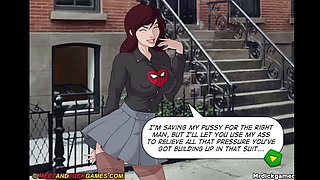 Cartoon fantasy, cartoon anime sex, hard blowjob