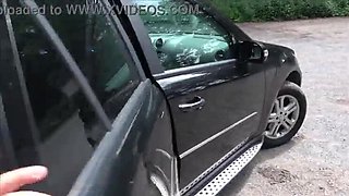 Naive Blonde Gets Fucked in a Public Parking Lot