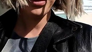 Sexy amateur blonde blowjob amp cumshot HD