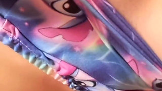 Masturbation - Naughty Girl Shows Her Ass Masturbating Her Pussy