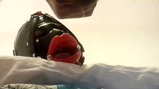 MILF with Ring Gag, Fake Lips, Mouth and Facial
