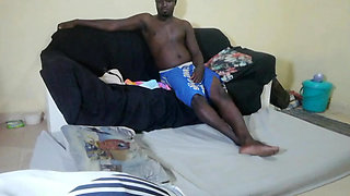 An African woman at a CEO's house to get fucked to be recruited in his company