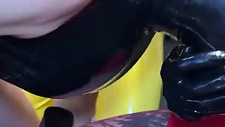 Princess Latex Rubber Doll’s Wet Gangbang Dream, wet/dry Versions