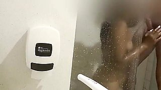 Catching My Step-sister Touching Herself in the Shower and Let Me Fuck