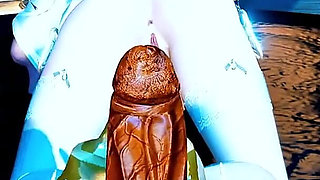 Big Cock Virtual Queen of Bigboob Fantasy - 3D Animation Hentai