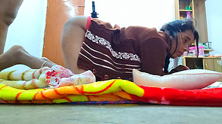 Stepsister and Stepbrother Hot Sex - Today My Elder Stepsister Was Watching on the Mobile on the Terrace.