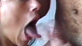 Double Penetration and Cumshot in Mouth for Wonderful Sexy MILF with Hairy Pussy
