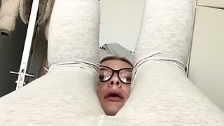 Blonde emo amateur solo masturbation