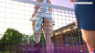 Big tits boss's Wife gives me a Blowjob and Swallows Cum