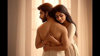 First Night Hot Sex with Mallu Couple Vaishnavy and Sharun Raj - Hardcore Romance, Doggy Style & Big Cock Action