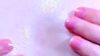 Lotion on Tits Extreme Close-up