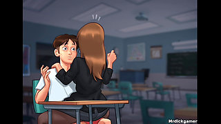 Summertime Saga Hot Teacher Gets Fucked My Young Dick