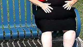 Sexy Nurse Vicki Walks in Park Flashing and Teasing You