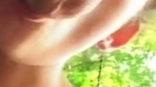 Ass fucking ass fingering in the forest