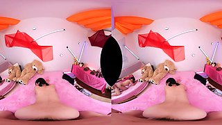 Glamour asian seductress exciting Vr porn video