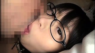 Japanese amateur finger fucked after sucking on dick