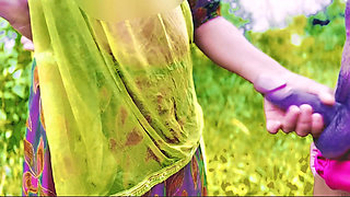 Stepsister Enjoy Sex in Farm, Indian Village  Sex in Farm