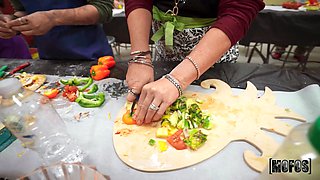 Serena Hill Cooking Class Breasts and Bootie